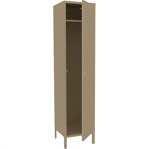 Tennsco - 1 Door, 1 Tier, Welded Locker - Exact Tool & Supply