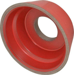 Norton - 3-3/4" Diam, 1-1/4" Hole Size, 1-1/2" Overall Thickness, 120 Grit, Type 11 Tool & Cutter Grinding Wheel - Fine Grade, CBN, Resinoid Bond - Exact Tool & Supply