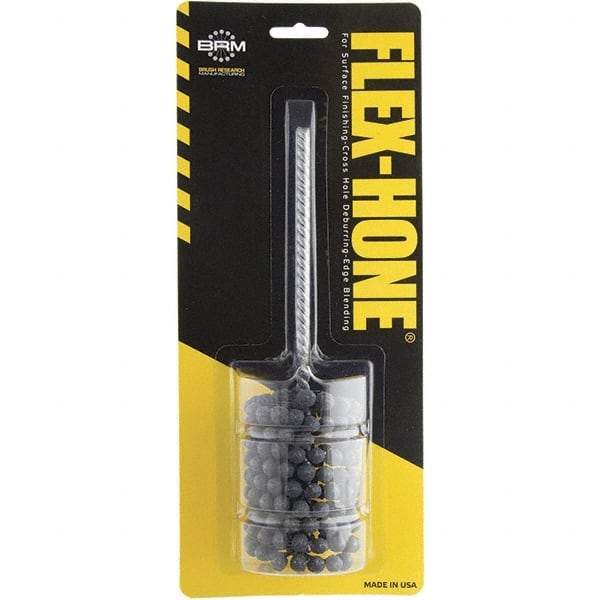 Brush Research Mfg. - 2-1/4" Bore Diam, Diamond Flexible Hone - Fine, 3" OAL - Exact Tool & Supply