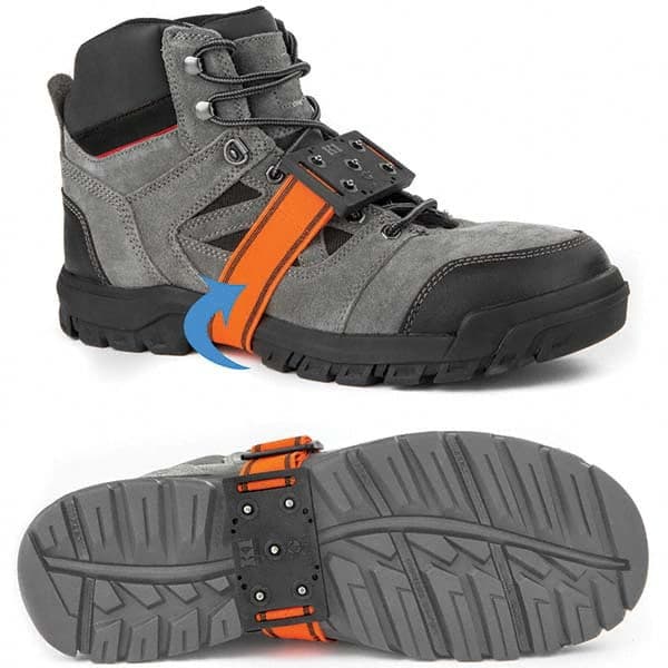 Geroline - Ice Traction Footwear Footwear Style: Strap-On Cleat Traction Type: Tungsten Carbide Stud - Exact Tool & Supply