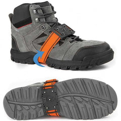 Geroline - Ice Traction Footwear Footwear Style: Strap-On Cleat Traction Type: Tungsten Carbide Stud - Exact Tool & Supply