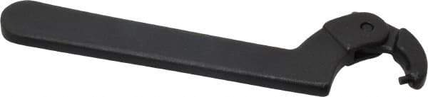 Proto - 3/4" to 2" Capacity, Black Oxide Finish, Adjustable Pin Spanner Wrench - 6-3/8" OAL, 1/8" Hook Pin Height - Exact Tool & Supply