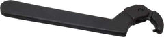 Proto - 3/4" to 2" Capacity, Black Oxide Finish, Adjustable Pin Spanner Wrench - 6-3/8" OAL, 1/8" Hook Pin Height - Exact Tool & Supply