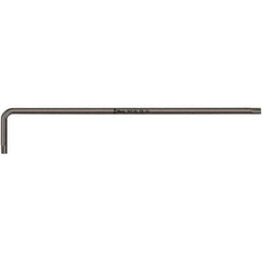Wera - T9 Torx Key - L-Key Long Arm Handle, Black Oxide Finish, 101mm OAL - Exact Tool & Supply