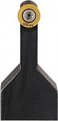 Seco - SRDC, Neutral Cut, 16mm Shank Height x 16mm Shank Width, Neutral Rake Indexable Turning Toolholder - 100mm OAL, RCMT 0602 Insert Compatibility, Series Screw Lock - Exact Tool & Supply