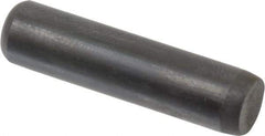 Holo-Krome - 1/4" Diam x 1" Pin Length 4000 Alloy Steel Oversized Dowel Pin - Black Luster Finish, C 47-58 & C 60 (Surface) Hardness, 1 Beveled & 1 Rounded End - Exact Tool & Supply