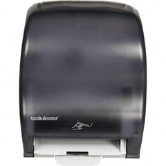 PRO-SOURCE - Hands Free, Plastic Paper Towel Dispenser - 1 Roll 8", Black - Exact Tool & Supply
