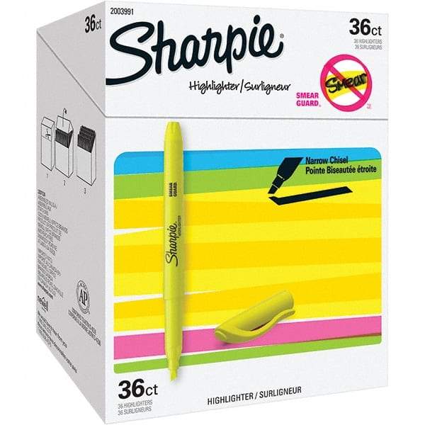 Sharpie - Markers & Paintsticks Type: Marker Color: Yellow - Exact Tool & Supply