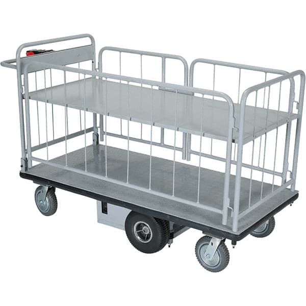 Vestil - 500 Lb Capacity Steel Powered Cart - Exact Tool & Supply