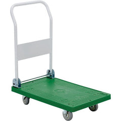 Vestil - 1,500 Lb Capacity Plastic Platform Truck - Exact Tool & Supply