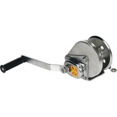 Vestil - Winches Type: Hand Winch Line Pull Capacity (Lb.): 1,200 - Exact Tool & Supply