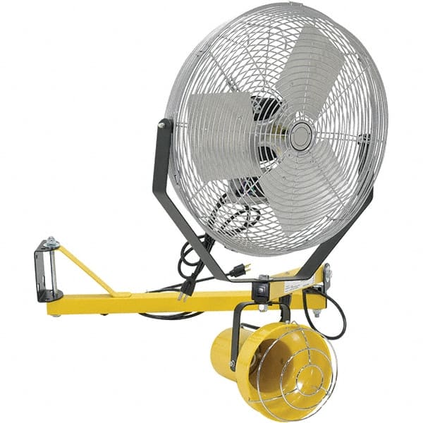 Vestil - Dock Light Accessories Type: Double Arm Strut Light/Fan For Use With: LL-SAI-40 Light; Fan; Brackets & Wiring - Exact Tool & Supply