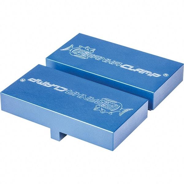 Piranha Clamp - Vise Jaw Sets Jaw Width (mm): 60.00 Set Type: Quick Change Jaw System - Exact Tool & Supply