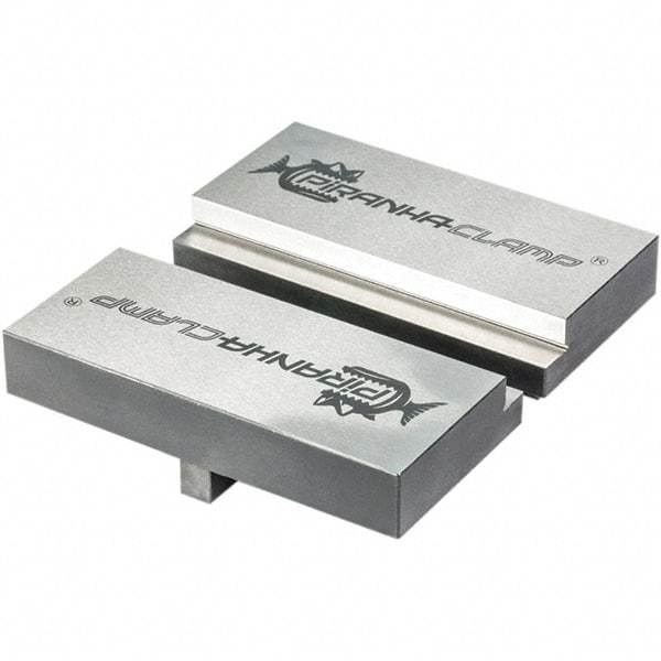 Piranha Clamp - Vise Jaw Sets Jaw Width (mm): 50.00 Set Type: Quick Change Jaw System - Exact Tool & Supply