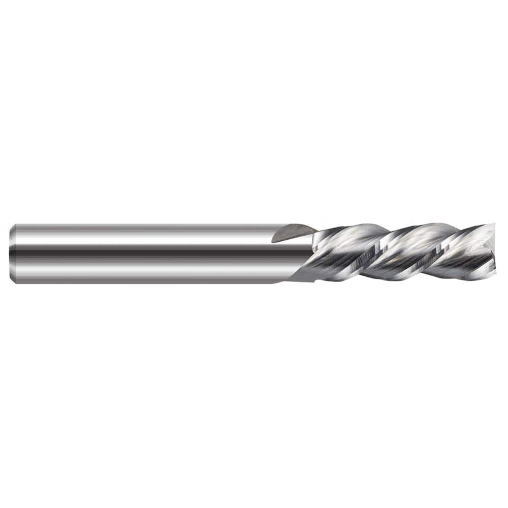 Harvey Tool - Square End Mills; Mill Diameter (Inch): 1/16 ; Mill Diameter (Decimal Inch): 0.0620 ; Length of Cut (Inch): 3/32 ; Length of Cut (Decimal Inch): 0.0930 ; Material: Solid Carbide ; Finish/Coating: Uncoated - Exact Tool & Supply