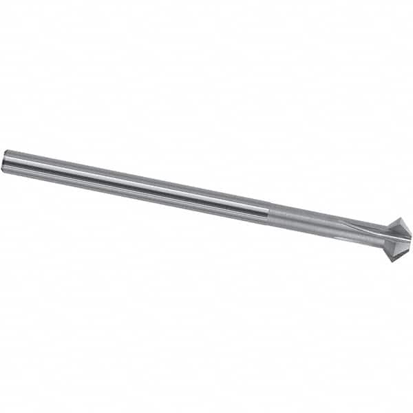 Magafor - 0.079" Cutter Head Diam, 0.024" Flat Width, Solid Carbide, Single Back Chamfer - Exact Tool & Supply