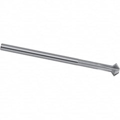 Magafor - 0.079" Cutter Head Diam, 0.024" Flat Width, Solid Carbide, Single Back Chamfer - Exact Tool & Supply