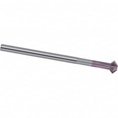 Magafor - 0.059" Cutter Head Diam, 0.018" Flat Width, Solid Carbide, Single Back Chamfer - Exact Tool & Supply
