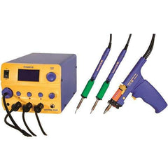 Hakko - Soldering Stations Type: Desolder-Solder-Solder Station Power Range/Watts: 410W - Exact Tool & Supply