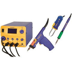 Hakko - Soldering Stations Type: Desolder-Tweezer-Solder Station Power Range/Watts: 410W - Exact Tool & Supply