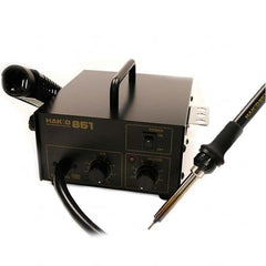 Hakko - Soldering Stations Type: SMD Rework Station Power Range/Watts: 5W-For Station; 80W-For Iron - Exact Tool & Supply