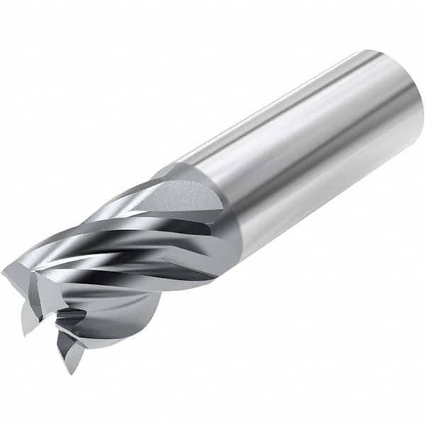 Niagara Cutter - 5/8", 3/4" LOC, 5/8" Shank Diam, 3" OAL, 5 Flute, Solid Carbide Square End Mill - Exact Tool & Supply
