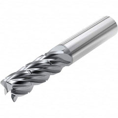 Niagara Cutter - 5/8" Diam 5 Flute Solid Carbide 0.0312" Corner Radius End Mill - Exact Tool & Supply