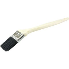 2″ Bent Radiator Brush, Black Bristle, 2-1/4″ Bristle Length, Wood Handle - Exact Tool & Supply