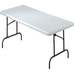 Ability One - 30" Long x 60" Wide x 29" High, Folding Table - Exact Tool & Supply