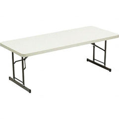 Ability One - 30" Long x 72" Wide x 29" High, Folding Table - Exact Tool & Supply