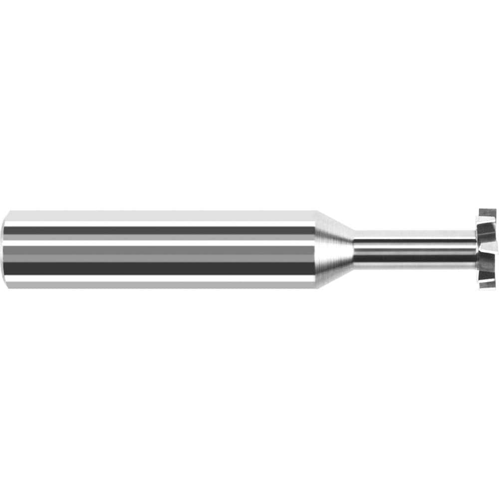 Harvey Tool - 1/8" Cut Diam, 1/64" Cut Width, 1/8" Shank, Staggered-Tooth Woodruff Keyseat Cutter - Exact Tool & Supply