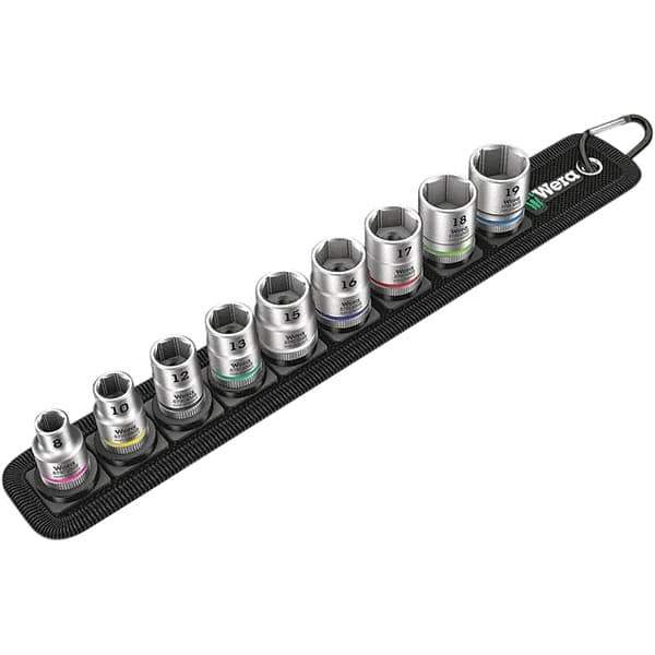 Wera - Hex & Torx Bit Socket Sets Type: Hex Bit Socket Set Drive Size: 3/8 - Exact Tool & Supply