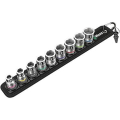 Wera - Hex & Torx Bit Socket Sets Type: Hex Bit Socket Set Drive Size: 3/8 - Exact Tool & Supply