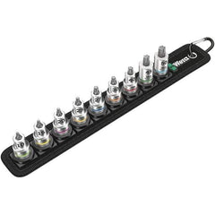 Wera - Hex & Torx Bit Socket Sets Type: Torx Bit Socket Set Drive Size: 3/8 - Exact Tool & Supply