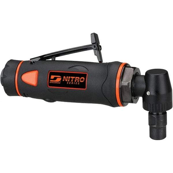 Dynabrade - Air Die Grinders Type: Angle Die Grinder Collet Size (mm): 6 - Exact Tool & Supply