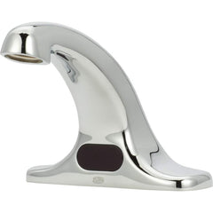 Zurn - Electronic & Sensor Faucets; Type: Sensor ; Style: Manual mixing valve ; Type of Power: Battery ; Spout Type: Standard ; Mounting Centers: 3 (Inch); Finish/Coating: Polished Chrome - Exact Tool & Supply