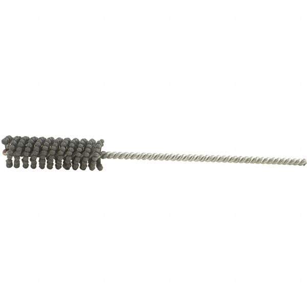 Brush Research Mfg. - 20mm Bore Diam, 320 Grit, Boron Carbide Flexible Hone - Medium, 2-1/2" OAL - Exact Tool & Supply