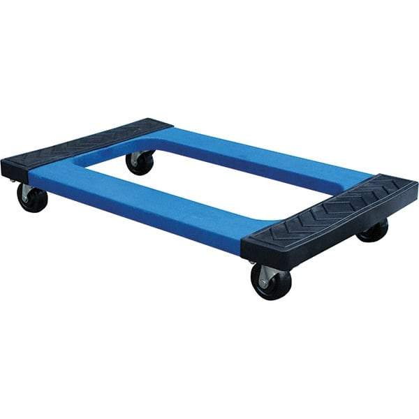 Vestil - 1,000 Lb Capacity Plastic Dolly - 30" Long x 18" Wide - Exact Tool & Supply