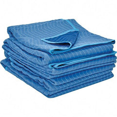 Vestil - 80" Long x 72" Wide Polyester Tarp & Dust Cover - Blue - Exact Tool & Supply