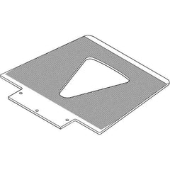 Wesco Industrial Products - 16-1/2" Wide x 13.4" Deep Hand Truck Toe Plate - 375 Lb Load Capacity - Exact Tool & Supply