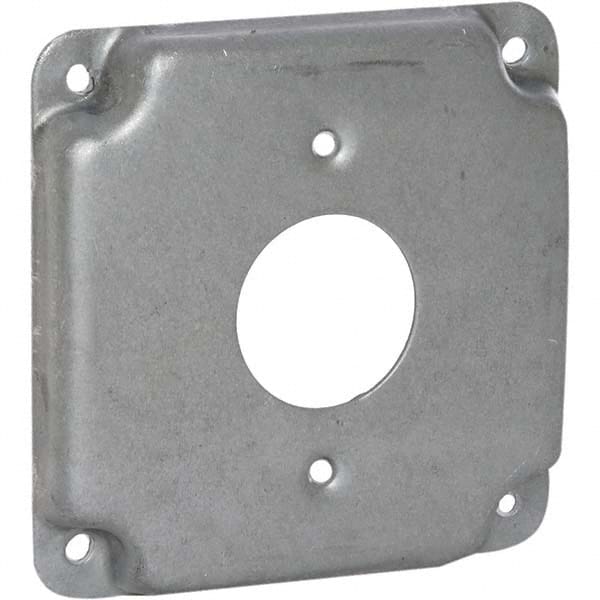 Hubbell-Raco - Steel Electrical Box Cover - Exact Tool & Supply