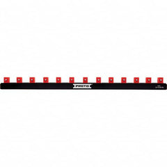 Stanley - Socket Holders & Trays Type: Clip Rail Drive Size: 3/8 - Exact Tool & Supply