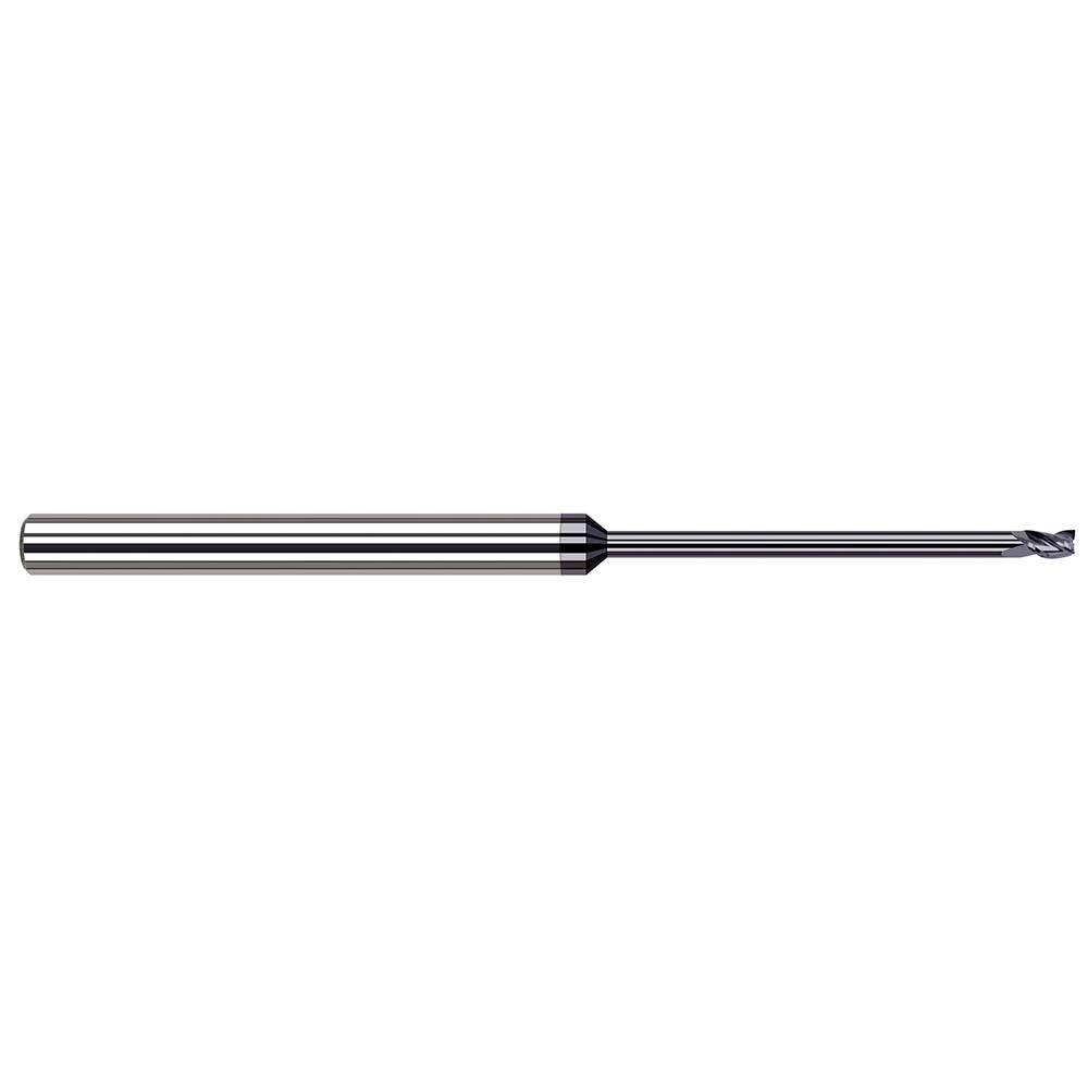 Harvey Tool - Square End Mills; Mill Diameter (Inch): 1/16 ; Mill Diameter (Decimal Inch): 0.0620 ; Length of Cut (Inch): 3/32 ; Length of Cut (Decimal Inch): 0.0930 ; Material: Solid Carbide ; Finish/Coating: AlTiN Nano - Exact Tool & Supply