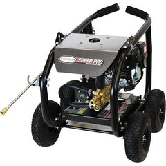 Simpson - Gas, 5.8 hp, 3,600 psi, 2.5 GPM, Cold Water Pressure Washer - AAA Triplex, 25' x 5/16" Hose - Exact Tool & Supply
