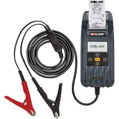 Solar - Automotive Battery Testers Type: Digital Battery and System Tester with Integrated Printer Voltage: 6/12/24 - Exact Tool & Supply