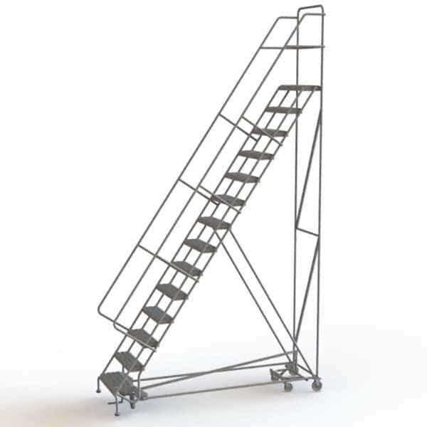 TRI-ARC - Rolling & Wall Mounted Ladders & Platforms Type: All-Directional Ladder Style: Rolling Safety Ladder - Exact Tool & Supply