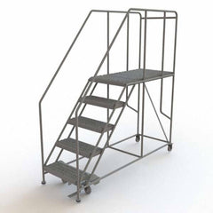TRI-ARC - Rolling & Wall Mounted Ladders & Platforms Type: Rolling Work Platform Style: Steel Work Platform - Exact Tool & Supply