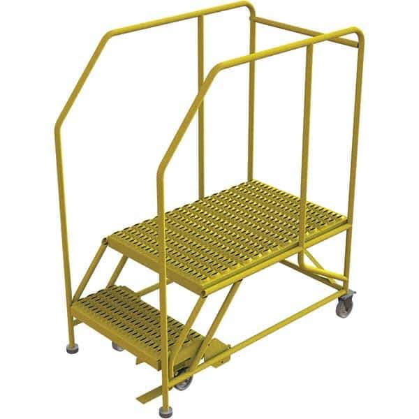 TRI-ARC - Rolling & Wall Mounted Ladders & Platforms Type: Rolling Work Platform Style: Steel Work Platform - Exact Tool & Supply