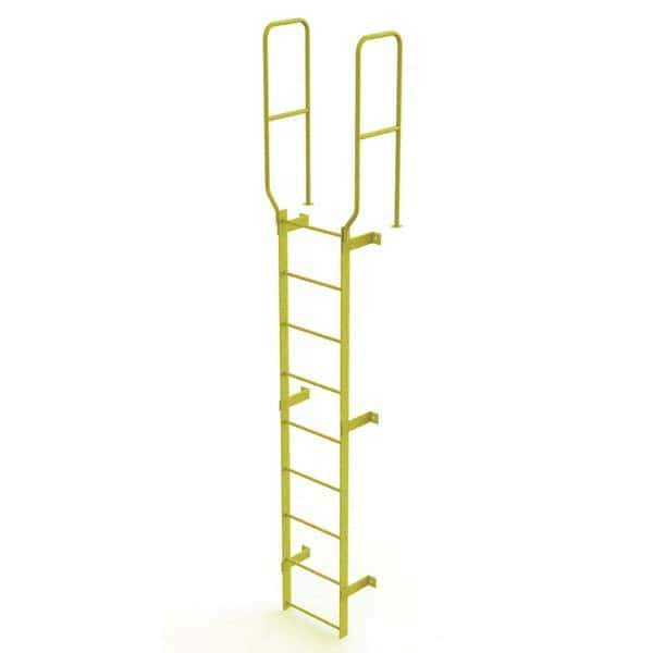 TRI-ARC - Rolling & Wall Mounted Ladders & Platforms Type: Fixed Ladder Style: Safety Cage - Exact Tool & Supply