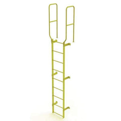 TRI-ARC - Rolling & Wall Mounted Ladders & Platforms Type: Fixed Ladder Style: Safety Cage - Exact Tool & Supply